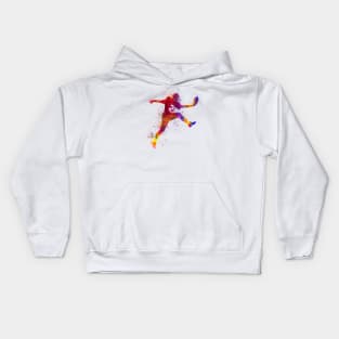 American football in watercolor Kids Hoodie